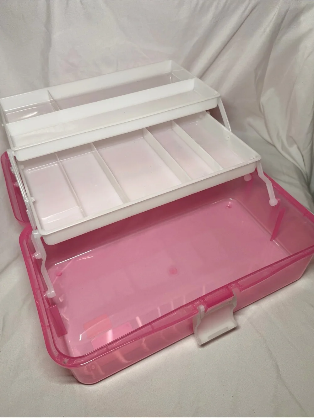 Pink Portable Storage Box